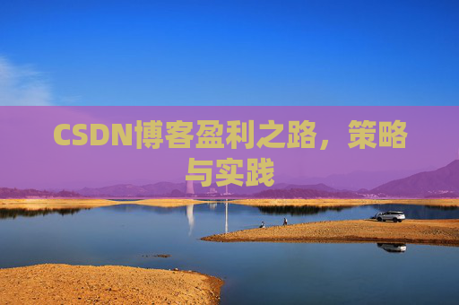 CSDN博客盈利之路,策略与实践